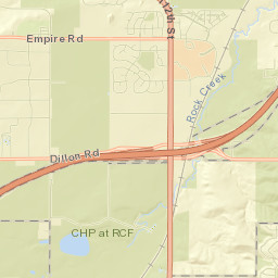 1922-1982 U.S. 287 Broomfield CO Street Map