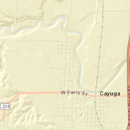 Cayuga Street Map