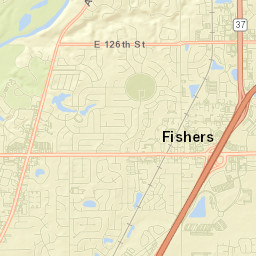 Fishers Street Map