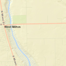 West Milton Street Map
