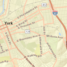 East York Street Map