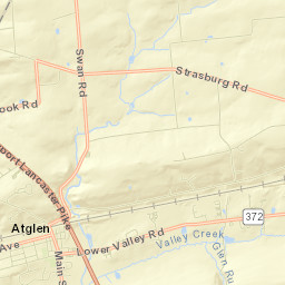 Atglen Street Map