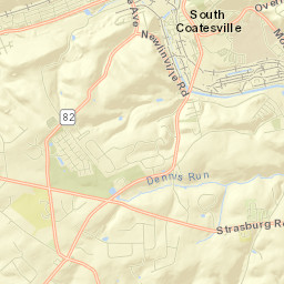 South Coatesville Street Map