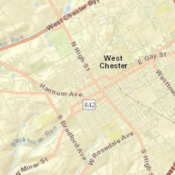 West Chester Street Map