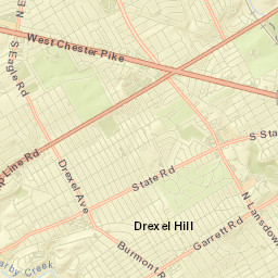 Drexel Hill Street Map