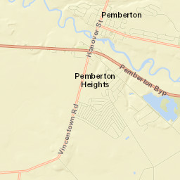 Pemberton Heights Street Map