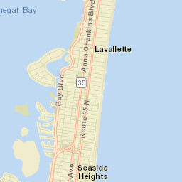 Seaside Heights Street Map