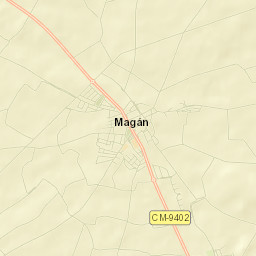Magán Street Map