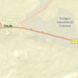 Onda Street Map