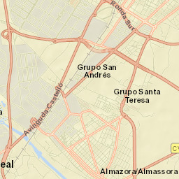 Almassora Street Map