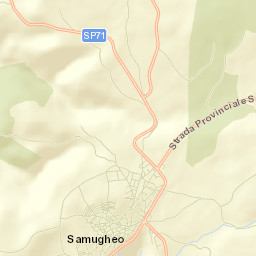 Samugheo Street Map