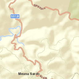 Meana Sardo Street Map