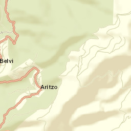 Aritzo Street Map