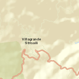 Villagrande Strisaili Street Map