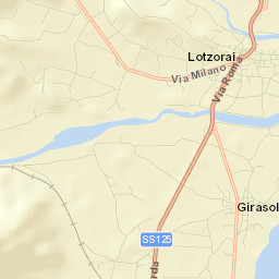 Lotzorai Street Map