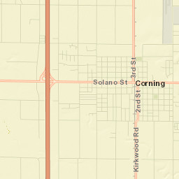 Corning Street Map