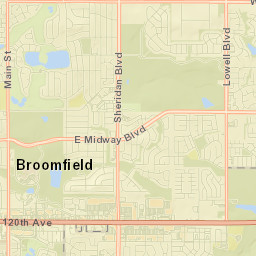 11800 Lowell Boulevard, Westminster, CO Street Map