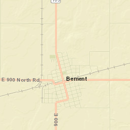 Bement Street Map