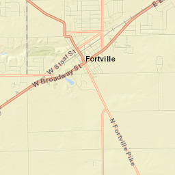 Fortville Street Map
