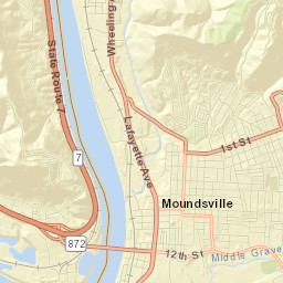 Moundsville Street Map