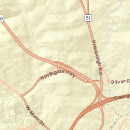 Oliver Street Map