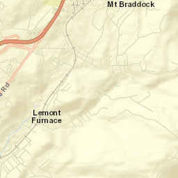 Fayette County Street Map