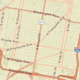 Pennsport Street Map