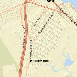 South Toms River Street Map