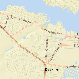 Pine Beach Street Map