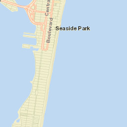 Seaside Park Street Map