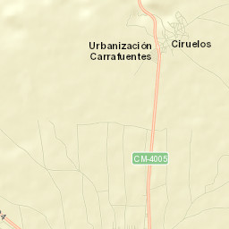 Ciruelos Street Map