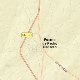 Fuente de Pedro Naharro Street Map