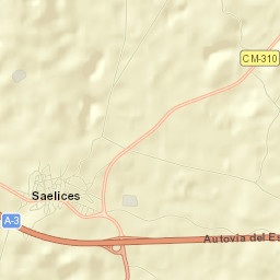 Saelices Street Map