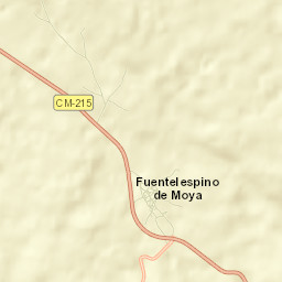 Fuentelespino de Moya Street Map