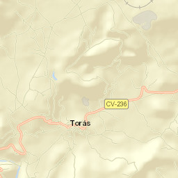 Torás Street Map