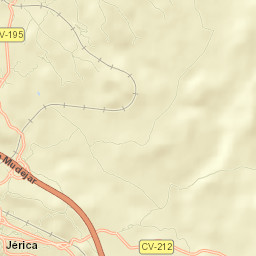 Jérica Street Map