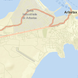 Arbatax Street Map