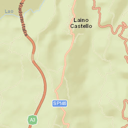 Laino Castello-Nuovo Centro Street Map