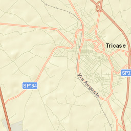 Tricase Street Map