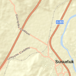 Susurluk Street Map
