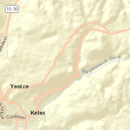 Keles Street Map