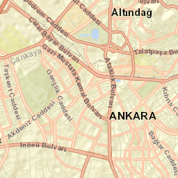 Ankara Street Map