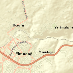 Elmadağ Street Map