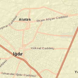 Iğdır Street Map