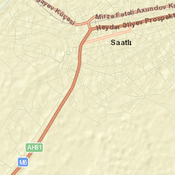 Saatlı Street Map