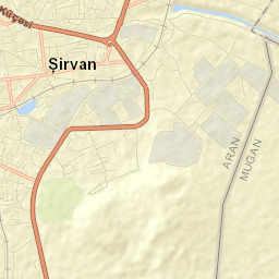 Şirvan Street Map