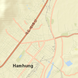 Hamhŭng Street Map