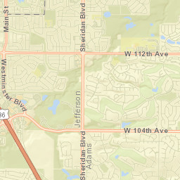 5676 West 109th Circle, Broomfield, CO Street Map