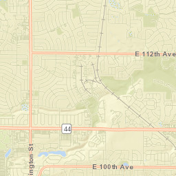 1908-1928 East 116th Avenue, Northglenn Street Map