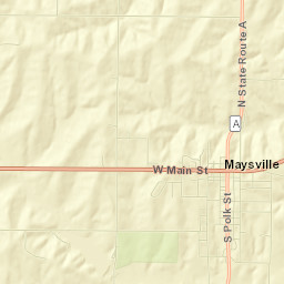 Maysville Street Map